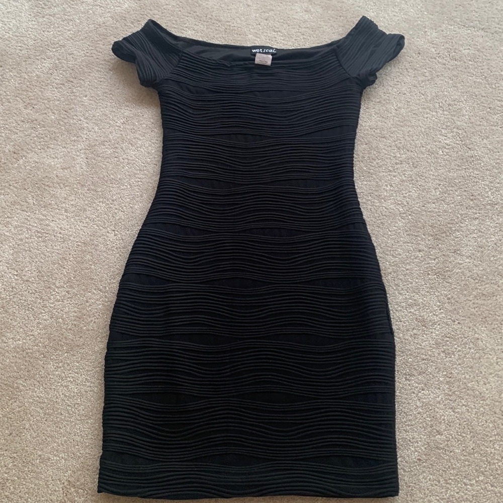 Black Bodycon Dress, Size Small